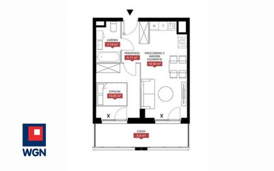 Apartament na sprzedaż Warszawa, Służewiec